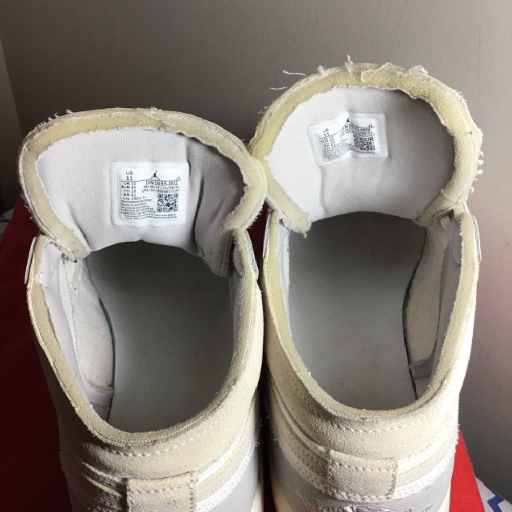 🔥Jordan 1, Low SE Craft, size 11, tech gray white, good cond, see photos - Picture 8 of 12
